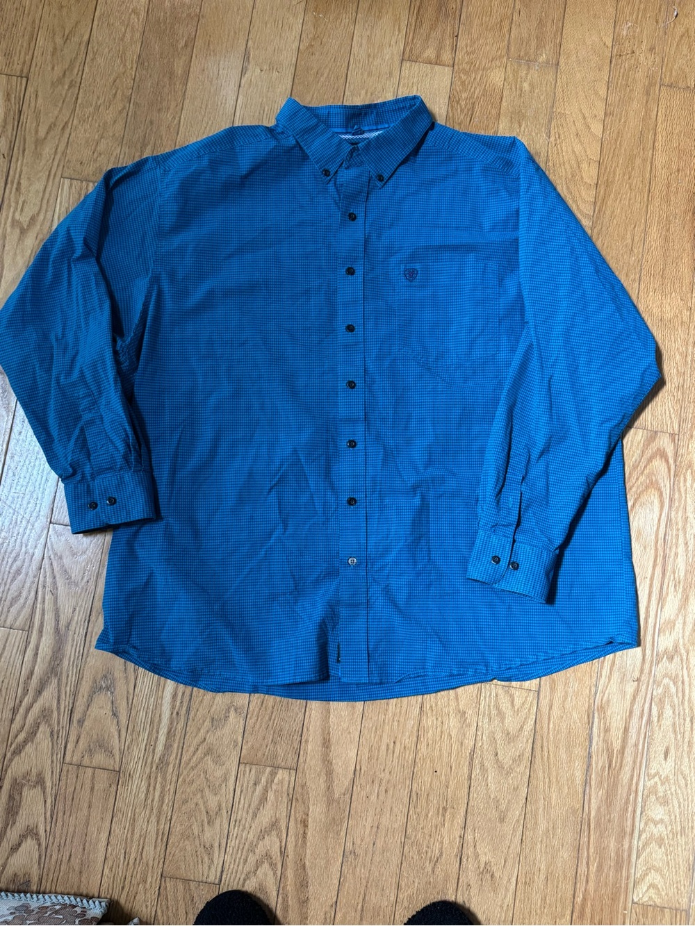 Ariat Pro Series Mens Stetson Stretch Long Sleeve Button Down Shirt 3XL Western